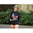 thumbnail image 1 of Fly Atlantic Princess Diana Sweatshirt, Vintage Princess Diana Shirt, Retro 80s Clothing,Navy color,size 2XL, 1 of 5