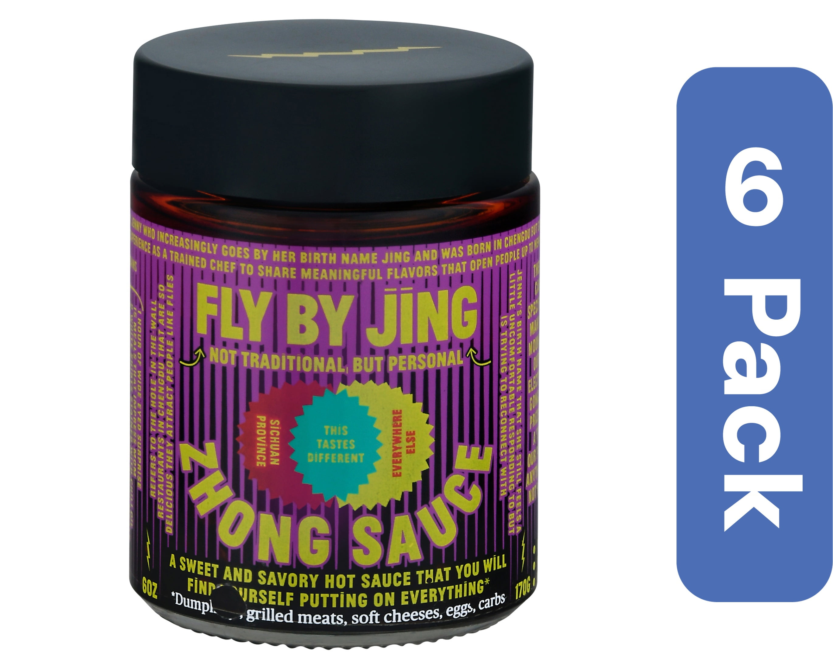 Fly By Jing Zhong Sauce 6 oz (Pack Of 6)