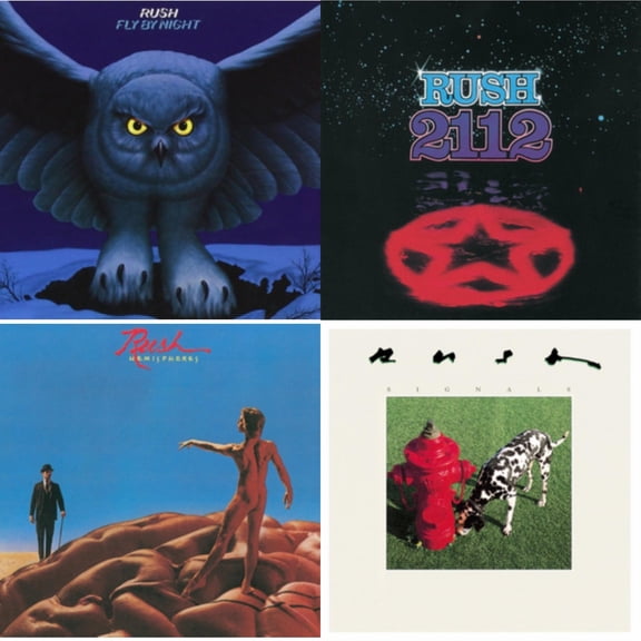 Fly By Night (180G) & 2112 (180G) & Hemispheres (180G) & Signals (180G) [LP Vinyl Bundle]
