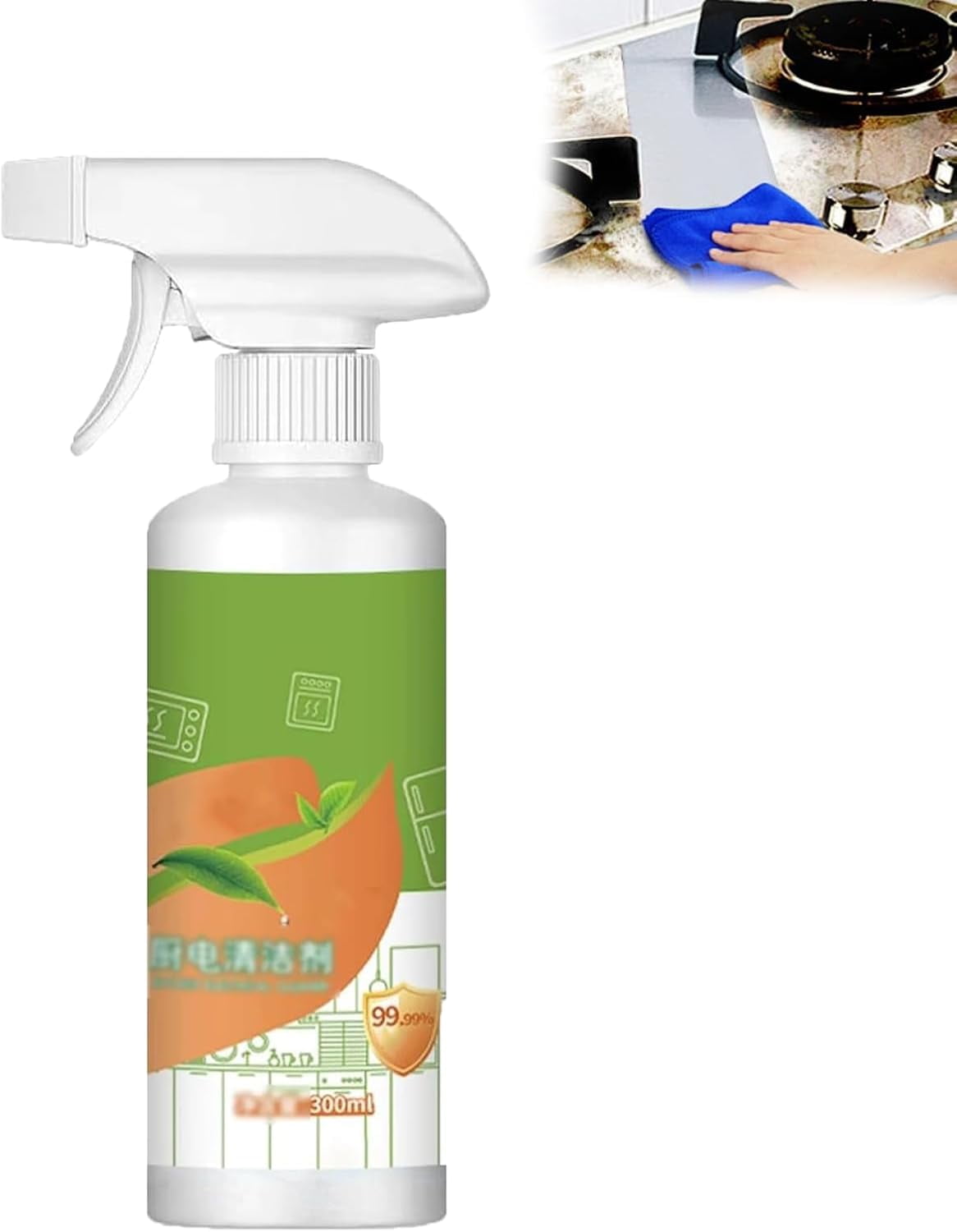 Fly Cleanse Spray，Effective Multi-Purpose Cleaner for Kitchen， Natural Enzyme Formula for Hold,Oven,Stove,Range Hood