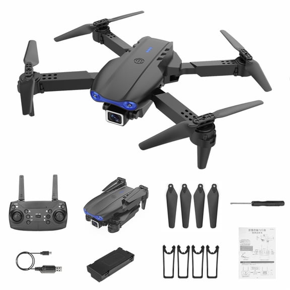 Fly More Combo Plus with RC 2, Drones with Camera for Adults 4K, 3 Intelligent Flight Battery Plus for up to 135 Mins Flight Time, Smart Return to Home, Drone for Beginners