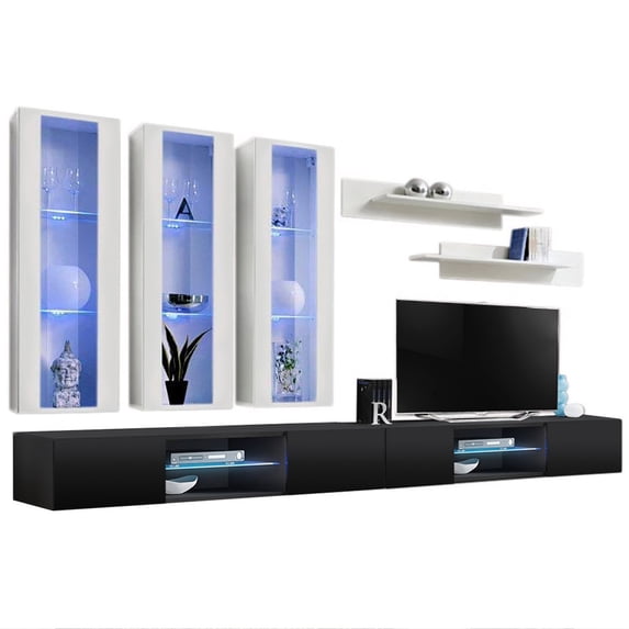 Fly E 33TV Wall Mounted Floating Modern Entertainment Center