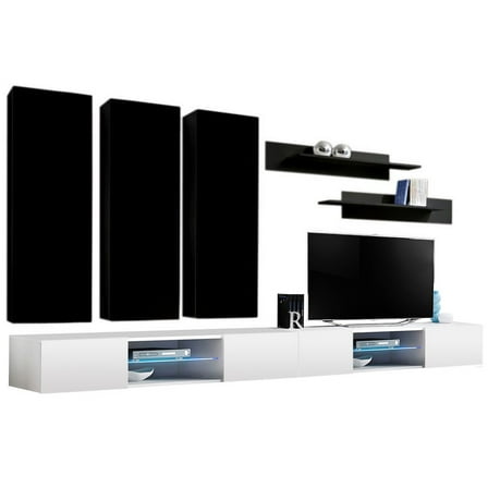 Fly E 33TV Wall Mounted Floating Modern Entertainment Center