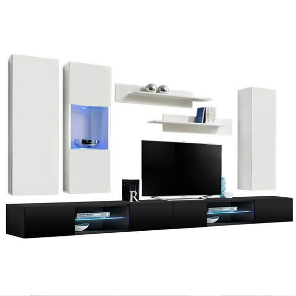 Fly E 33TV Wall Mounted Floating Modern Entertainment Center