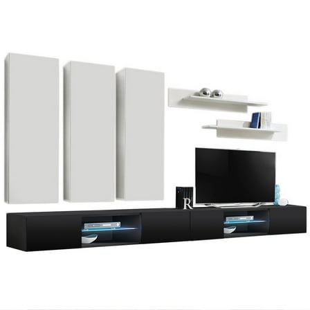 Fly E 33TV Wall Mounted Floating Modern Entertainment Center