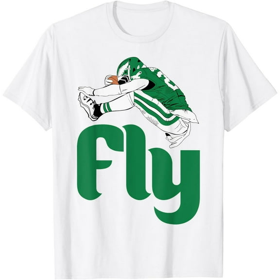 Fly Eagles Fly Tee - Viral Saquon Barkley Hurdle Jump Football Fan Gift Unisex T-Shirt