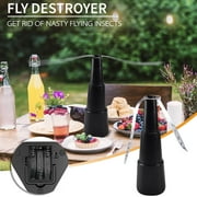 Fly Fans for Tables 1pcs,Outdoor Table Top Fly Fan Height adjustable for Picnic Patio Home Telescopic,Portable Belfans Fly Fans With Hanging Upside Down Without Battery
