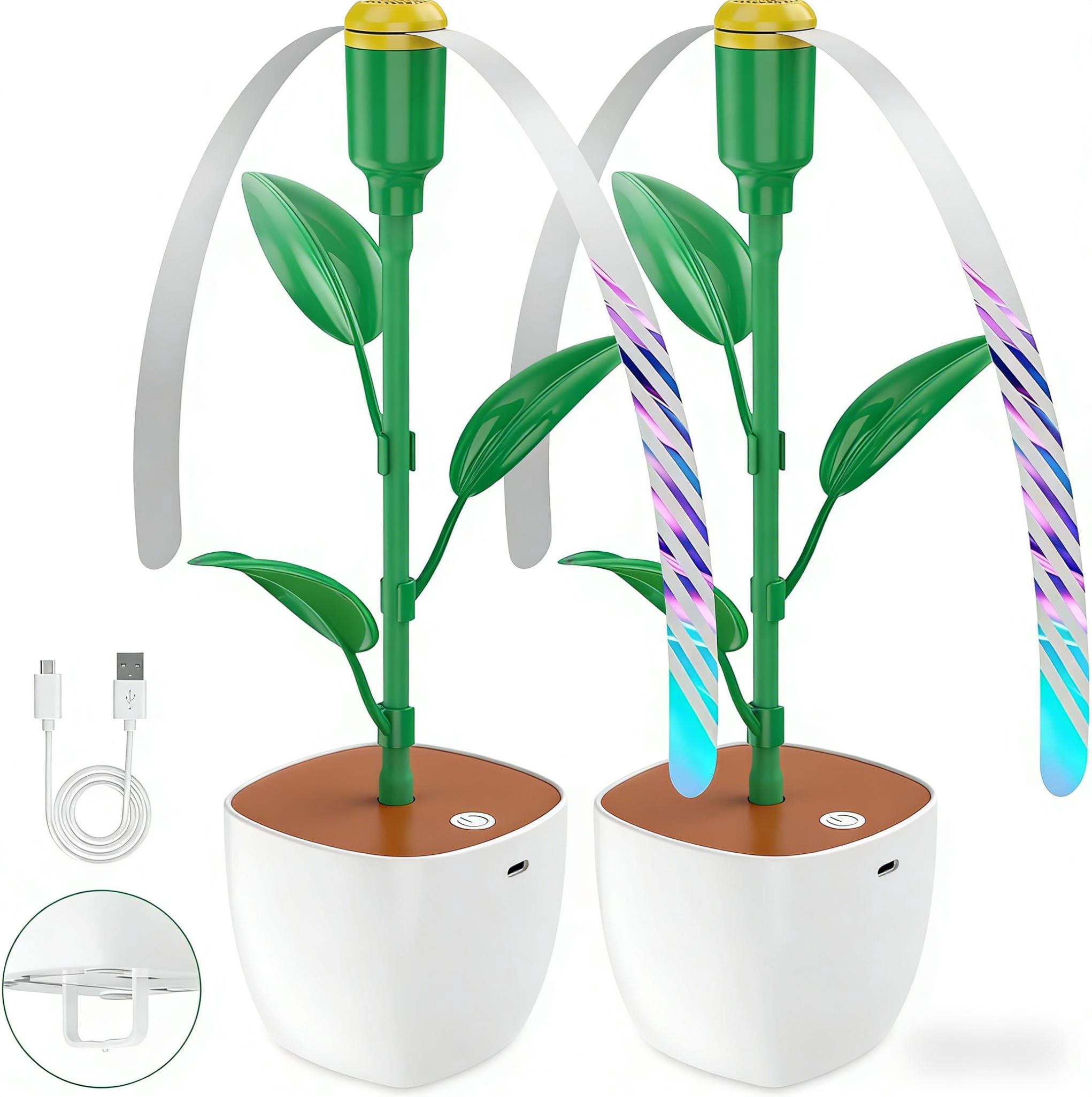 Fly Fans for Tables 2PCS, Upgraded Fly Repellent Fan for Outdoor and ...