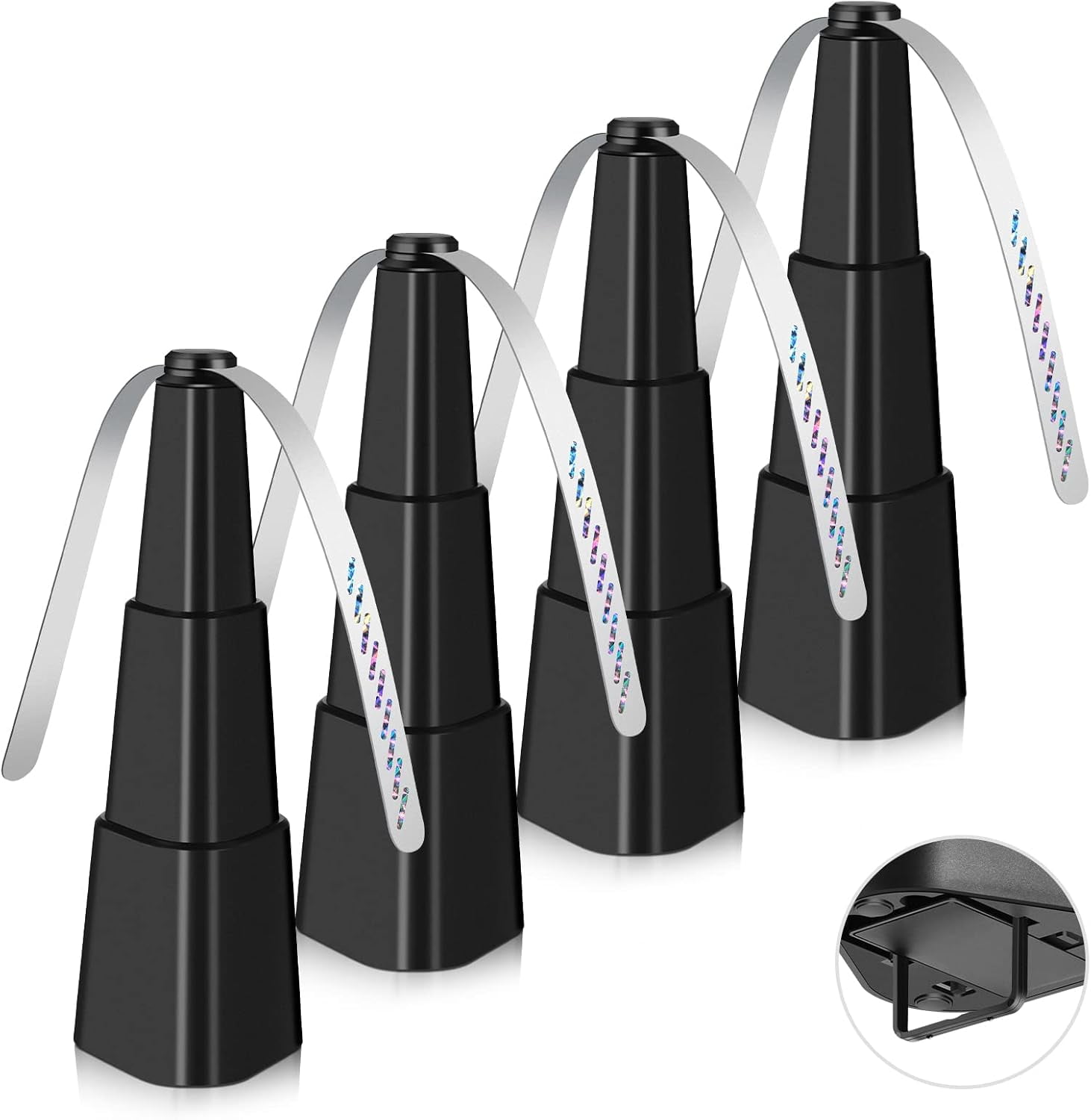 PestAvert Fly Fans for Tables, Holographic Blades, Battery Powered, Fly ...