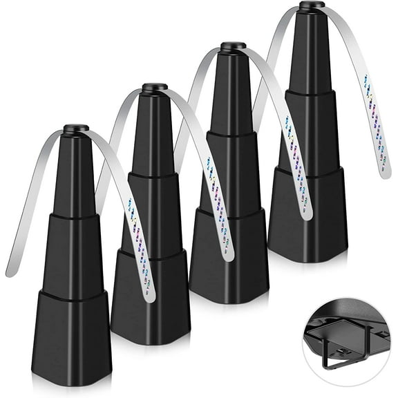 Fly Fans for Tables, Fly Fan Outdoor Indoor Keep Flies Away, Table Top Spinner with Holographic Blades, Flies Deterrent for Picnic, Restaurant, Party, Home, BBQ (4 Pack)