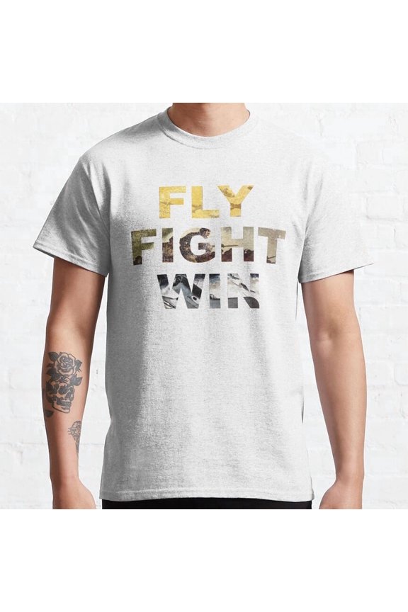 Fly Fight Win Vintage Air Force Classic T-Shirt Vintage Birthday Gifts