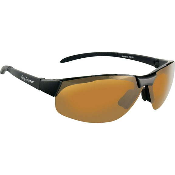 Fly Fish Maverick Sunglasses Matte Black/Amber
