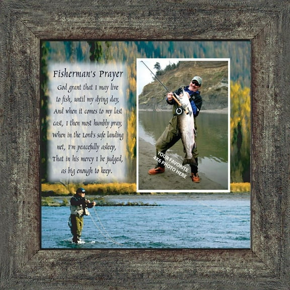Fly Fishermen Prayer, Fishing Gifts, Beach, Boating or Fishing Decor, 10X10 9709