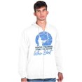 thumbnail image 1 of Fly Fishermen's Bait Humor Cool Funny Unisex Fleece Graphic Zip Up Hoodie Brisco Brands 2X, 1 of 5