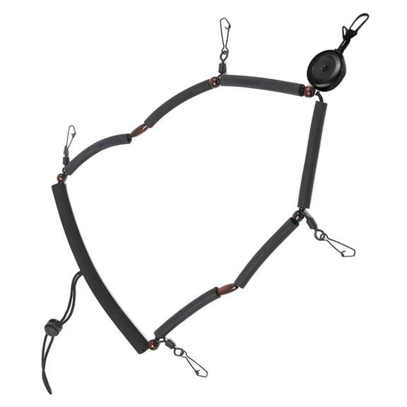 Fly Fishing Accessories Multifunction Fly Fishing Lanyard Necklace Fast Release Fishing Tool Holder Lanyard with Clip