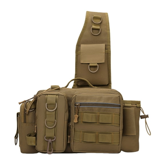 Fly Fishing Backpack Fishing Tackle Backpack Splashproof Fishing Storage Bag Pack for Men Shoulder Pack
