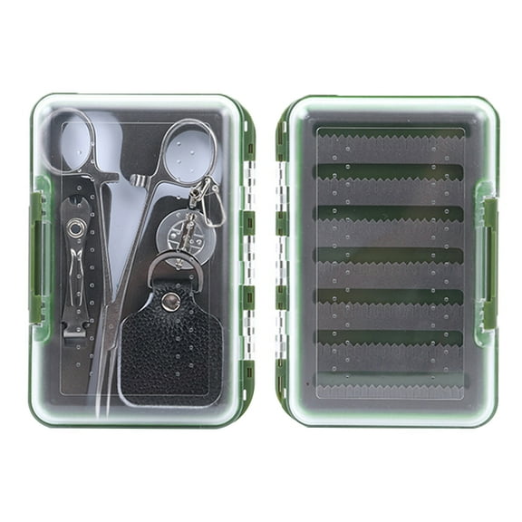 Fly Fishing Box, Nipper, Retractor, Forceps, Fishing Tackle Accessories for Carp Fishing Tackle Tools in Box