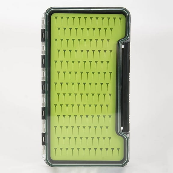 Fly Fishing Boxes,Silicone Super Slim Fishing Storage Fishing Tackle Case Fly Box