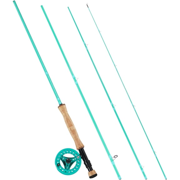 Fly Fishing Combo 9ft Carbon Rod and Reel Starter Kit with Bag