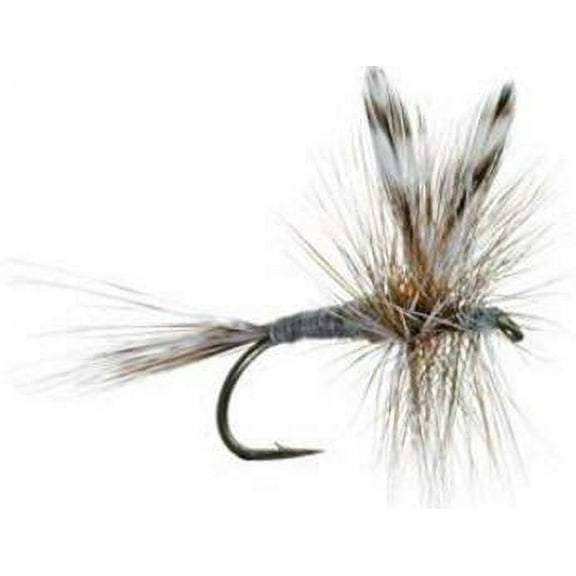 Fly Fishing Flies for Trout - ADAMS DRY FLY PATTERN - One Dozen Size 16