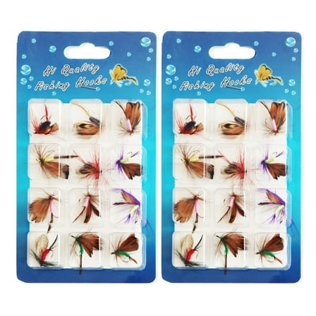 Fly Fishing Fly Tackle Fishing Lures Fly Wet/Dry Insect Fishing Fish Baits