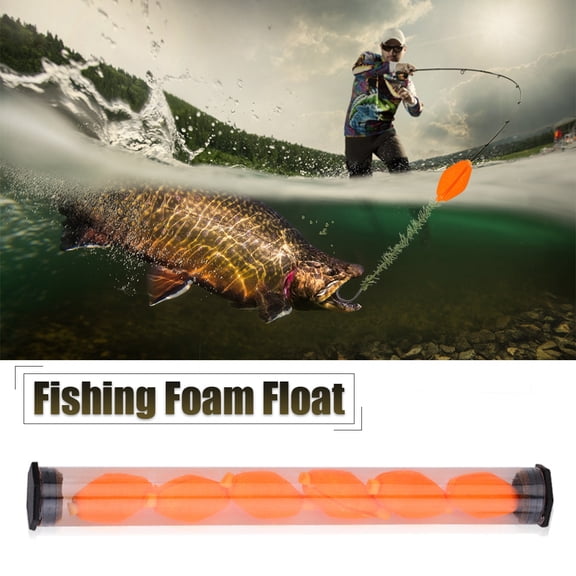 Fly Fishing Foam Floats, 6pc Strike Indicators, Heavy Duty Clip, Easy To Use