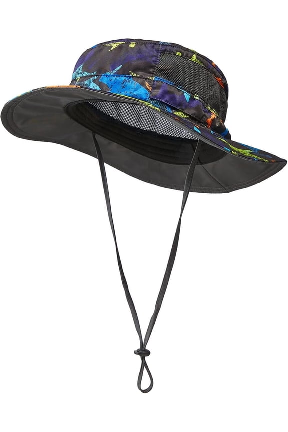 Fly Fishing Hat Sun Protection for Mens Women Camo UPF 50+Sun Boonie Hats,Deep Sea Beach for Work,Hiking,Rowing, Kayaking