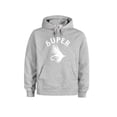 thumbnail image 1 of Fly Fishing Hoodie, Super Fly, Outdoors Wear, Fishing Apparel, Unisex Hoodies, Fly Fishing Apparel, Fishing Gear, Graphic Hoodie, Fishing, Grey (White Text), SMALL, 1 of 1