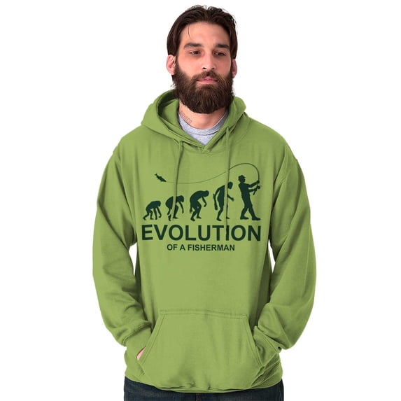 Fly Fishing Joke Cool Funny Fishermen Hoodie Hooded Sweatshirt Men Brisco Brands 5X