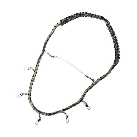 Fly Fishing Lanyard Necklace with Clip Multifunction Tool Holder Lanyard Fishing Gear Equipment Fly Fishing Accessory