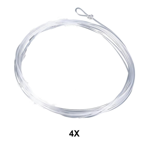 Fly Fishing Leader 2.7m with 5 Strength Options, Nylon Material for Dry Fly Techniques