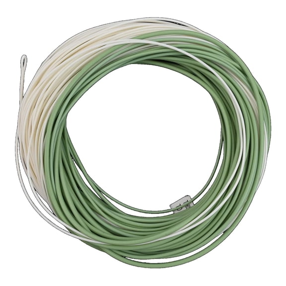 Fly Fishing Line Saltwater Main Line WF6F-WF10F 100ft Nylon Floating Leader for Sea Outbound Casting Green or Cream(WF8F)