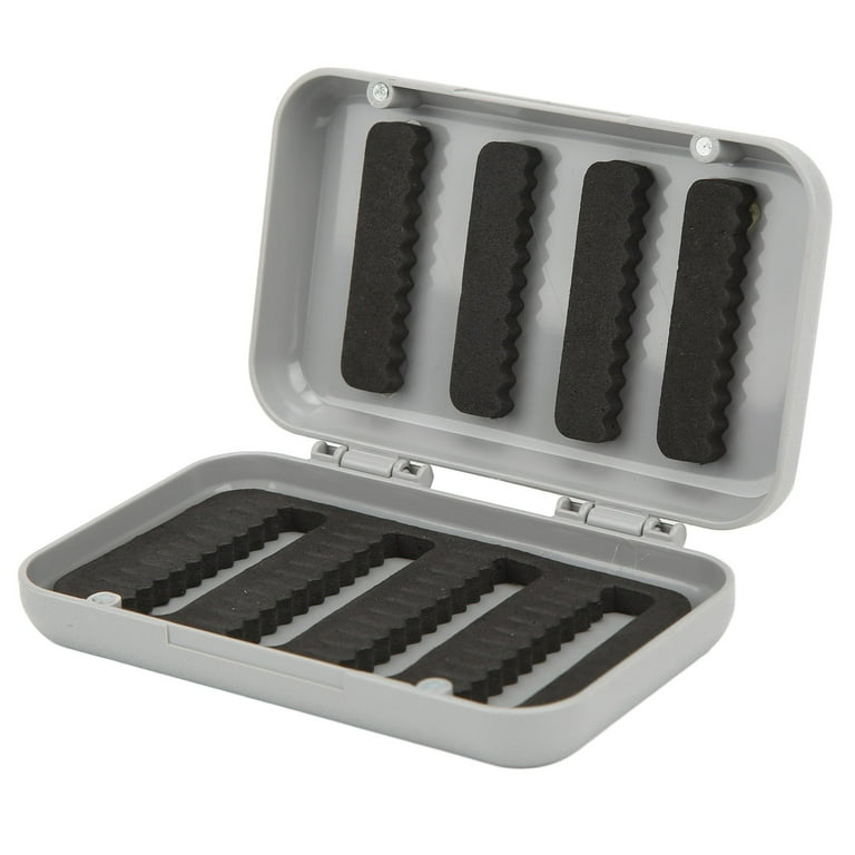 Fly Fishing Tackle Box - White, Portable Storage For Flies, Hooks, And Fishing Gear