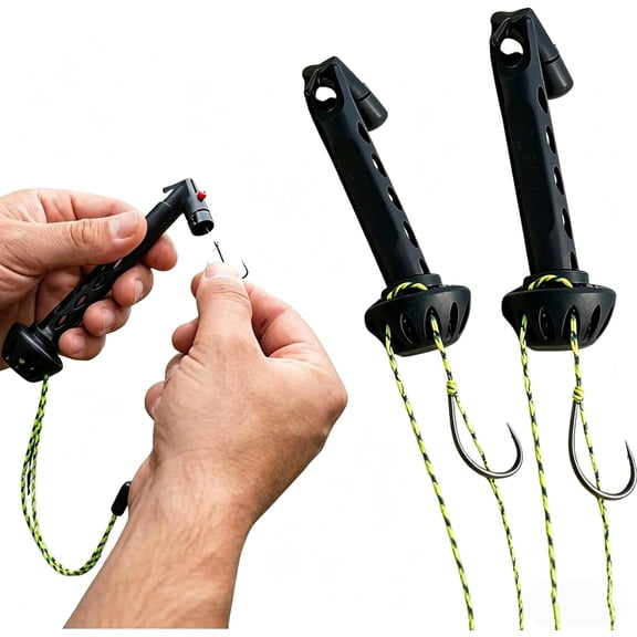 Fly Fishing Magnetic Fly Threader | On-Water Rigging Tool for Fast Knot Tying, Fits Most Hooks & Tippets