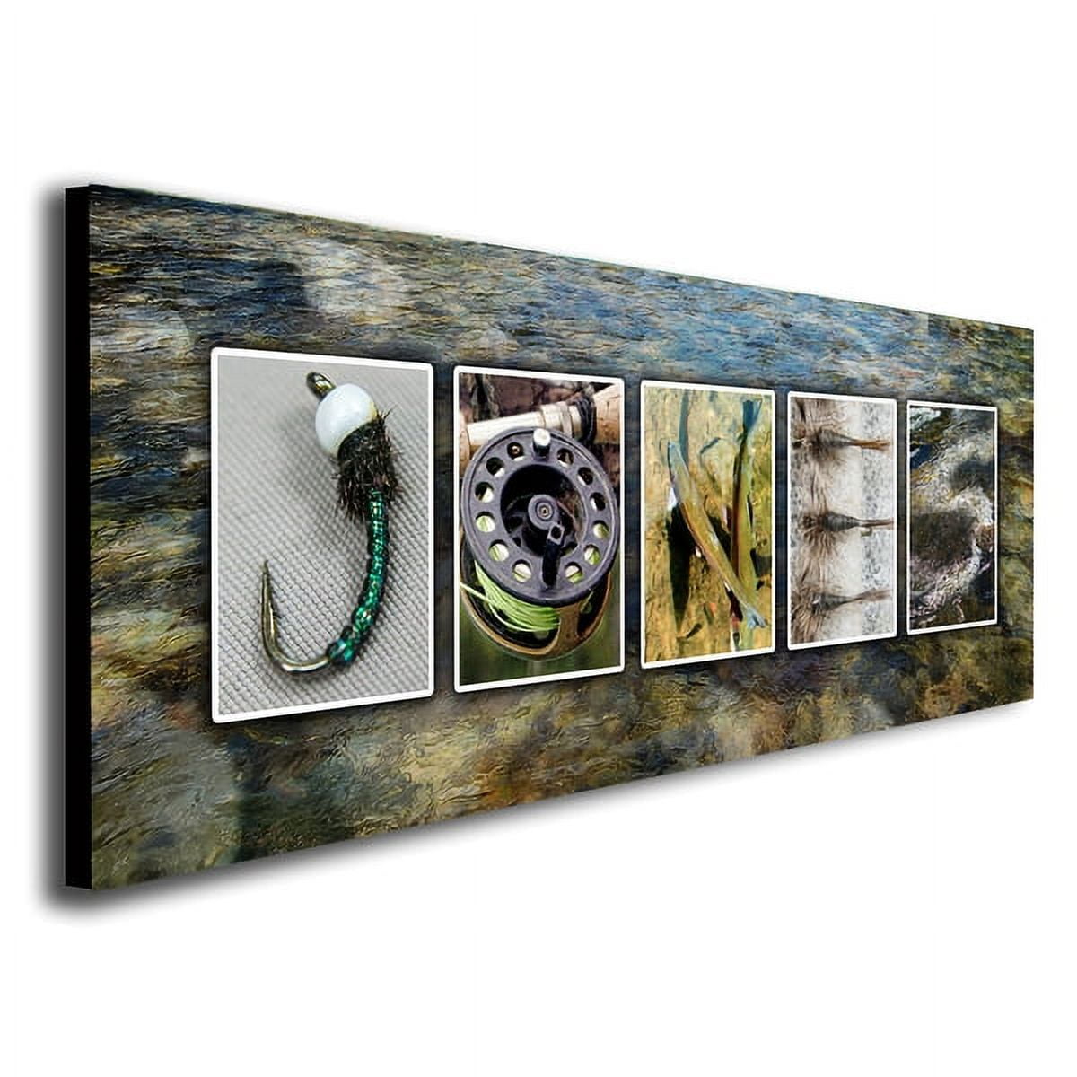 Fly Fishing Name Art - Personalized