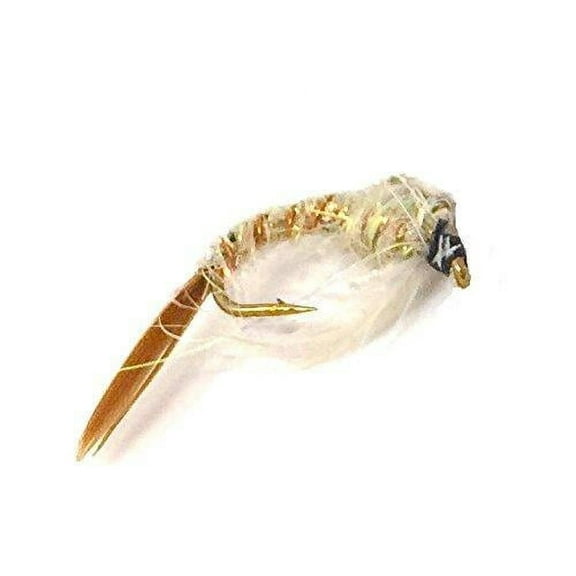 Fly Fishing Nymph Flies for Trout Psycho Mayfly - One Dozen Wet Flies - 3 Sizes