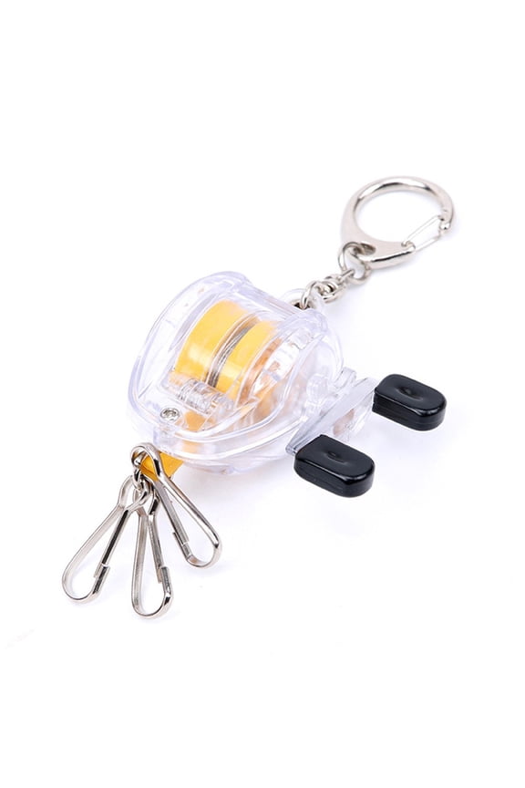 Fly Fishing Reel Key Chain Key Ring Fishing Tackle for Gifts For Fishing Lovers