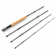 Fly Fishging Rods Fly Fishing Rod 6 feet 8 inch 2-3wt 4 Piece Portable Carbon Fiber Fast ...