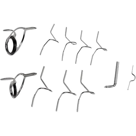Fly Fishing Rod Guide Set Rod Repairing Fishing Tool Tip DIY Repair Kit
