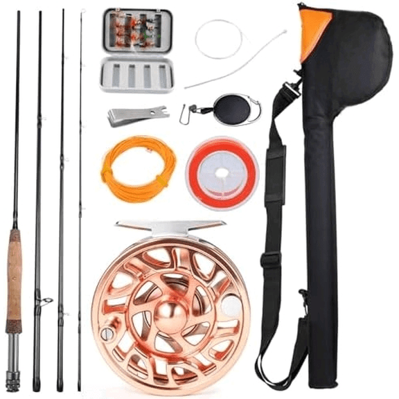 Fly Fishing Rod and Reel Combo, 5/6 Weight, Lightweight Portable, Starter Package$$Sport & Recreation Other