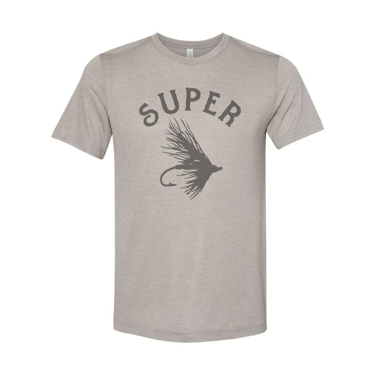 Fly Fishing Shirt, Super Fly, Fly Fishing Apparel, Sublimation T, Unisex  Tee, Fishing Tee, Fishing Shirt, Dad Gift, Trout Fishing Shirt, Heather