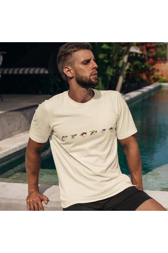 Fly Fishing T-Shirt: Softstyle Cotton Angler Apparel