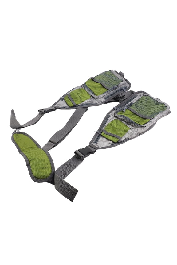 Fly Fishing Vest Men Women Breathable Adjustable Waistcoat With Pockets D Rings For Boating Kayaking Fishing