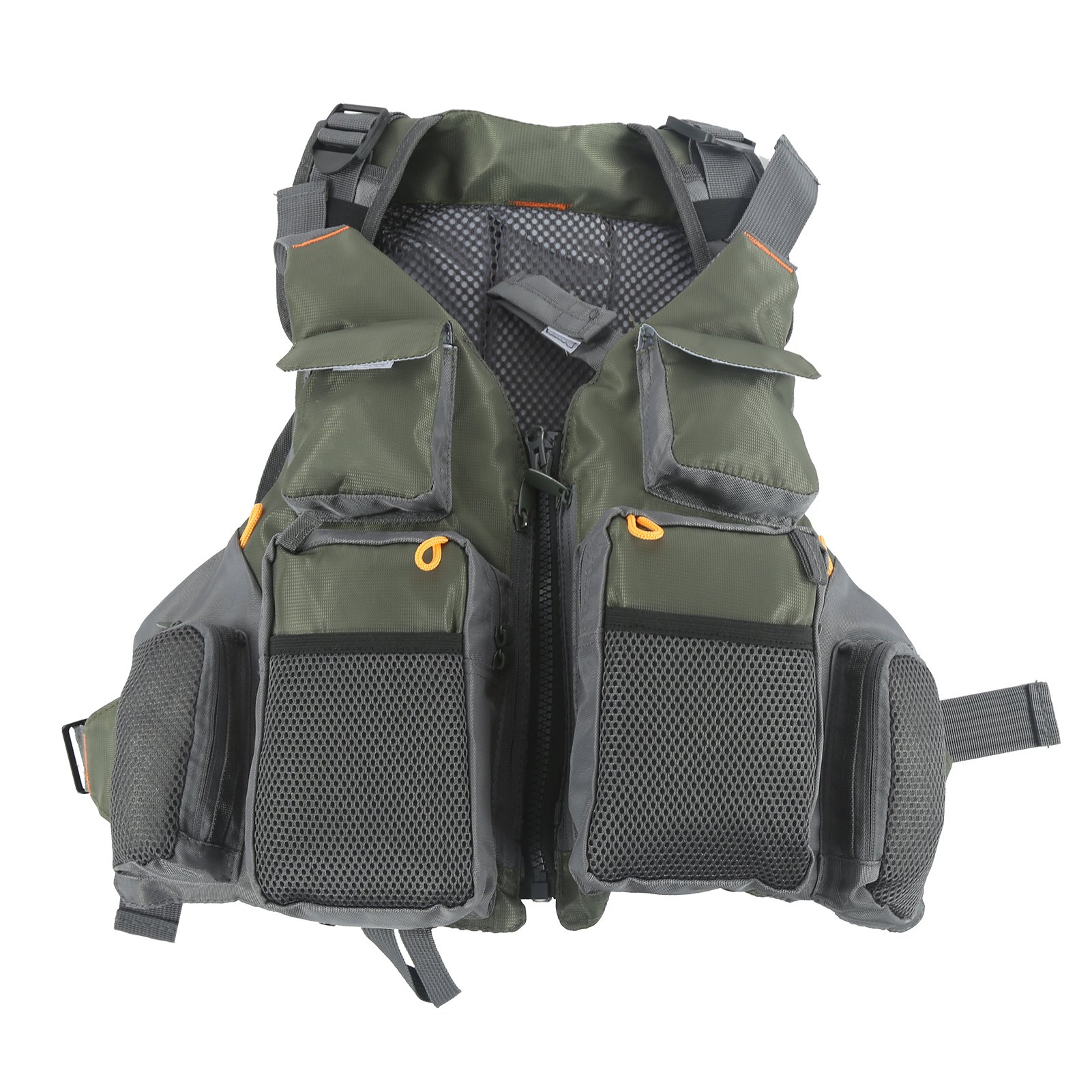 Fly Fishing Vest Multi Pocket Waistcoat Adjustable Fishing Life Jacket with Floating Pad Walmart