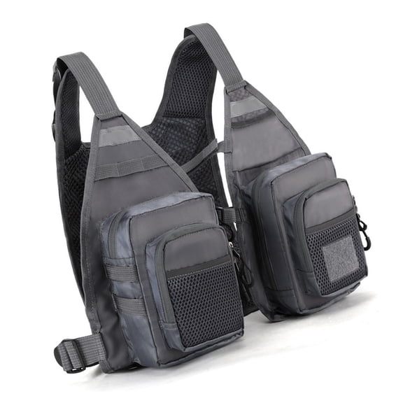 Fly Fishing Vest for Men Adjustable Multi Pokcet Waistcoat Outdoors Fishing Accessories Trout Fishing Gears