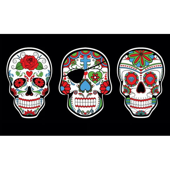 Fly Flags - Sugar Skulls Flag - 3'x5'