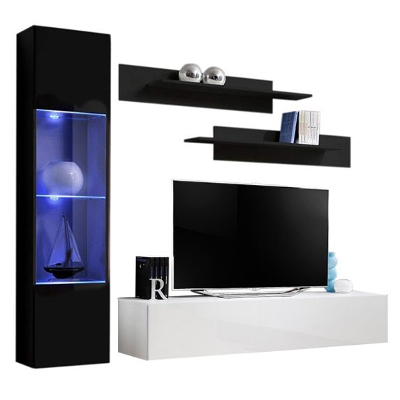 Fly G 30TV Wall Mounted Floating Modern Entertainment Center