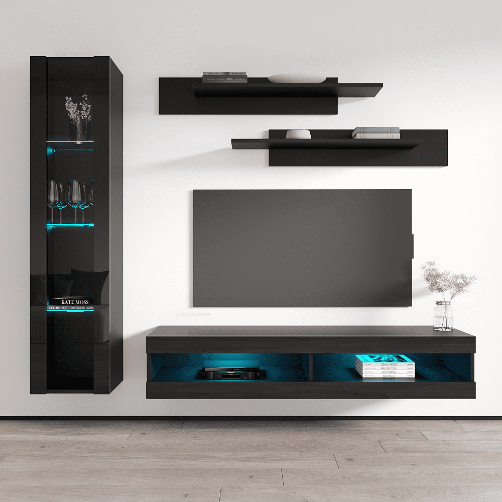 Fly G2 34TV Wall Mounted Floating Modern Entertainment Center