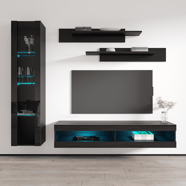 Fly G2 34TV Wall Mounted Floating Modern Entertainment Center