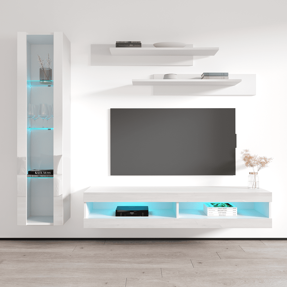 Fly G2 34TV Wall Mounted Floating Modern Entertainment Center
